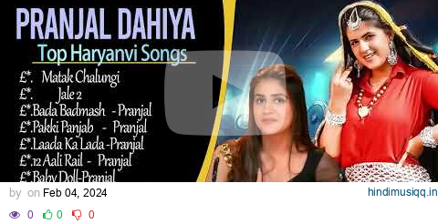 Pranjal Dahiya New Songs | New Haryanvi Song Jukebox 2024 | Pranjal Dahiya Best Haryanvi Songs 2024 pagalworld mp3 song download