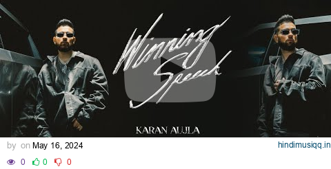 Winning Speech (Music Video) Karan Aujla | Mxrci | Latest Punjabi Songs 2024 pagalworld mp3 song download