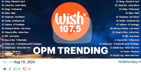 Best Of Wish 107.5 Songs Playlist 2024 | The Most Listened Song 2024 On Wish 107.5 | OPM Songs #opm pagalworld mp3 song download