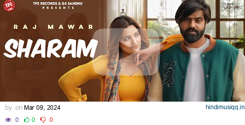 Sharam (Official) Raj Mawar | Divyanka Sirohi | Mukesh Jaji | 👍 2024 pagalworld mp3 song download