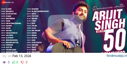 Romance with Arijit Singh - Full Album | 50 Superhit Bollywood Romantic Songs | 3+ Hours Non-Stop pagalworld mp3 song download