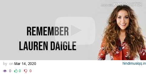 Lauren Daigle - Remember lyrics pagalworld mp3 song download