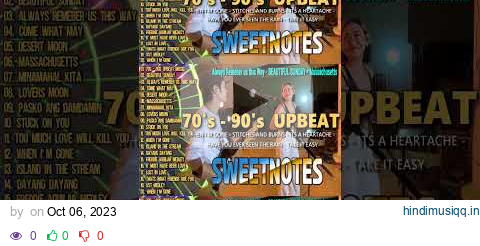 70's - 90's UPBEAT MUSIC - Sweetnotes Live @ Hinatuan pagalworld mp3 song download