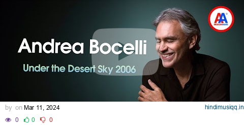 Andrea Bocelli - Live From Lake Las Vegas Resort, USA / 2006 (Remastered) pagalworld mp3 song download