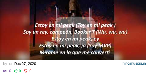 Bad Bunny  - BOOKER T (Letra/Lyric) pagalworld mp3 song download