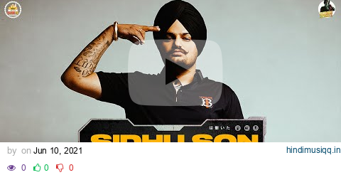 Sidhu Son (Official Audio) Sidhu Moose Wala | The Kidd | Moosetape pagalworld mp3 song download