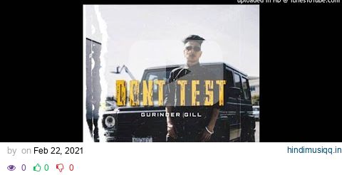 Ap Dhillon x Gurinder Gill "Don't Test Us" Type Beat Punjabi Rap/Trap Type Beat (Prod.Jay) pagalworld mp3 song download