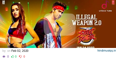 Illegal Weapon 2.0 Full Song - Street Dancer 3D | Ankh surme se bhar ke taiyar ki | MP3 Song | Audio pagalworld mp3 song download