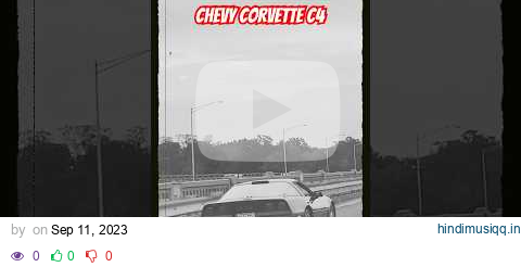 Chevrolet Corvette C4 with Vintage Effect! Watch the whole video! #youtubeshorts #short #shorts #car pagalworld mp3 song download