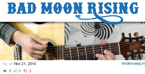 "Bad Moon Rising" Guitar Lesson + Tutorial | Easy 3-Chord Song w/ Strumming & TAB pagalworld mp3 song download