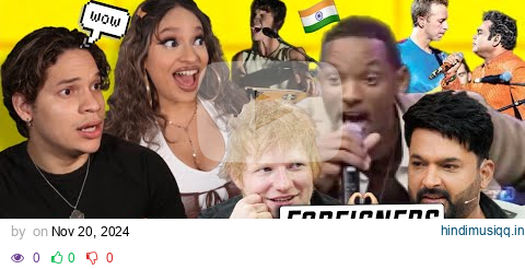 Latinos react to Foreign Artists singing in HINDI! ft Jay Z, Shawn Mendes, Ed Sheeran, Coldplay pagalworld mp3 song download