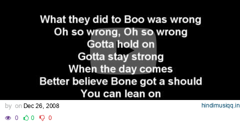 Tha Crossroads Lyrics - Bone Thugs-N-Harmony pagalworld mp3 song download