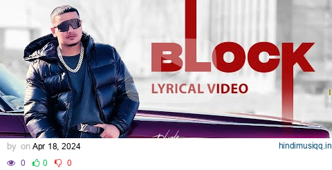 Block – Dhanda Nyoliwala (Lyrical Video) | VYRL Haryanvi pagalworld mp3 song download