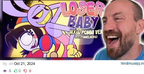 MASSIVE BANGER! LOSER, BABY | JAX & POMNI VER. ft. @tunnelberg (TADC x HAZBIN HOTEL COVER) REACTION! pagalworld mp3 song download