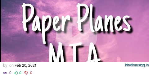 M.I.A. - Paper Planes (Lyrics) pagalworld mp3 song download