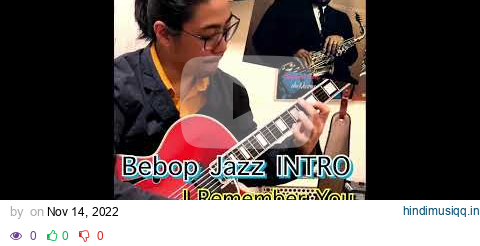 JAZZ GUITAR LESSON - Standard JAZZ INTRO#34 Different Pattern 2 - I Remember you #shorts pagalworld mp3 song download