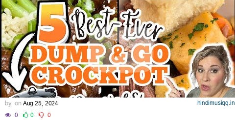 5  AMAZINGLY EASY DUMP & GO CROCKPOT RECIPES that WILL BLOW your MIND | SIMPLE & AMAZING MEALS pagalworld mp3 song download