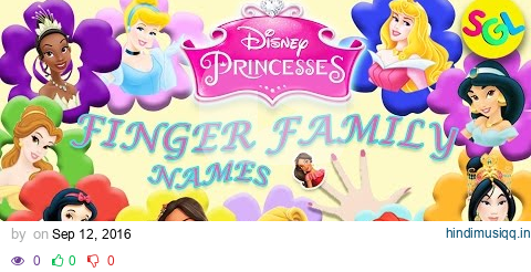 Disney Princesses Finger Family Song Character Names, Daddy Finger | Nursery Rhymes for Kids pagalworld mp3 song download