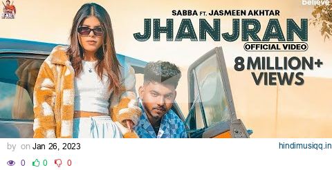 Jhanjran (Official Video) - Sabba Ft. Jasmeen Akhtar - Beatcop - Latest Punjabi Song 2023 pagalworld mp3 song download