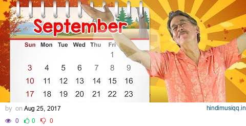 September | Calendar Song for Kids | Jack Hartmann pagalworld mp3 song download